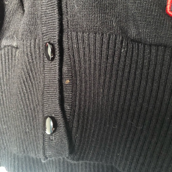 Too Fast Sugar Skull Pocket Cardigan Sweater Rockabilly Halloween Y2K - Picture 8 of 8